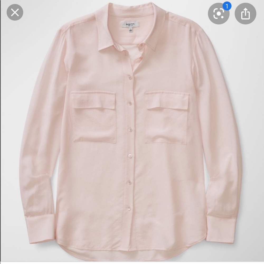 BABATON 100% Silk Blouse